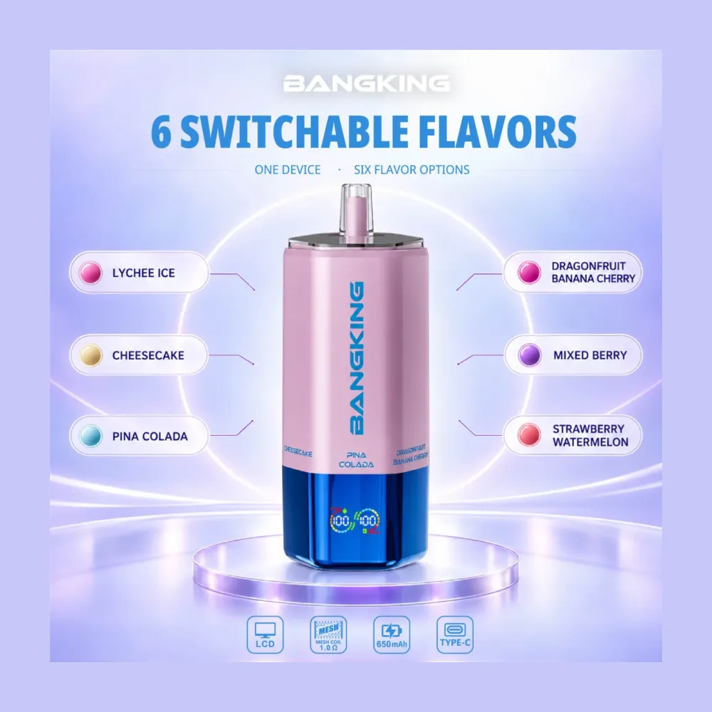 Bang King 360K 6-in-1 wholesale – buy in bulk from Euro Vapes Germany