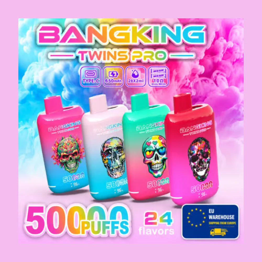 Bang King Twins Pro 50K wholesale – buy in bulk from Euro Vapes Germany