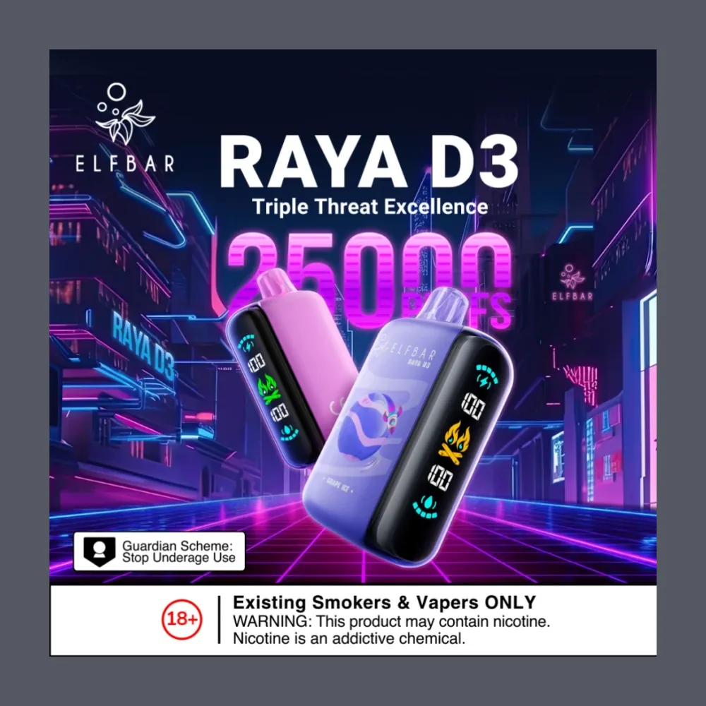 Elf Bar Raya D3 25000 wholesale – buy in bulk from Euro Vapes Germany