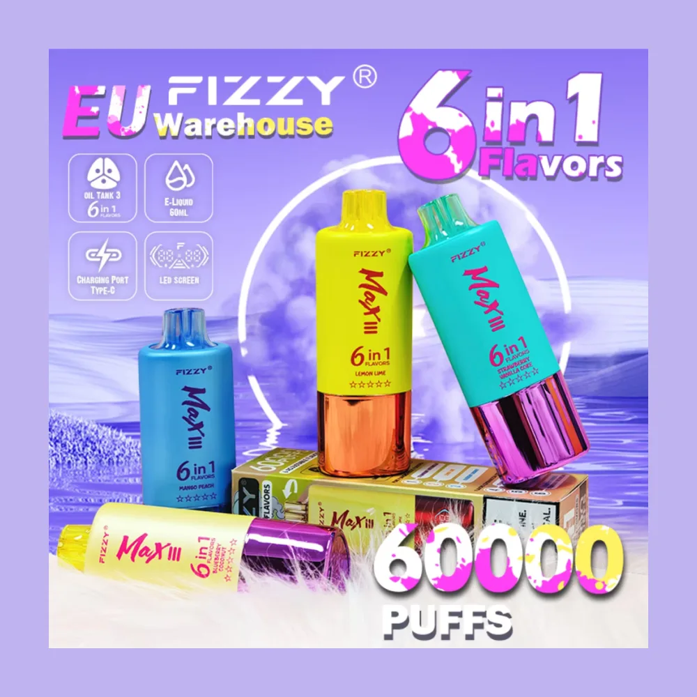 Fizzy Max 60000 6-in-1 wholesale – buy in bulk from Euro Vapes Germany