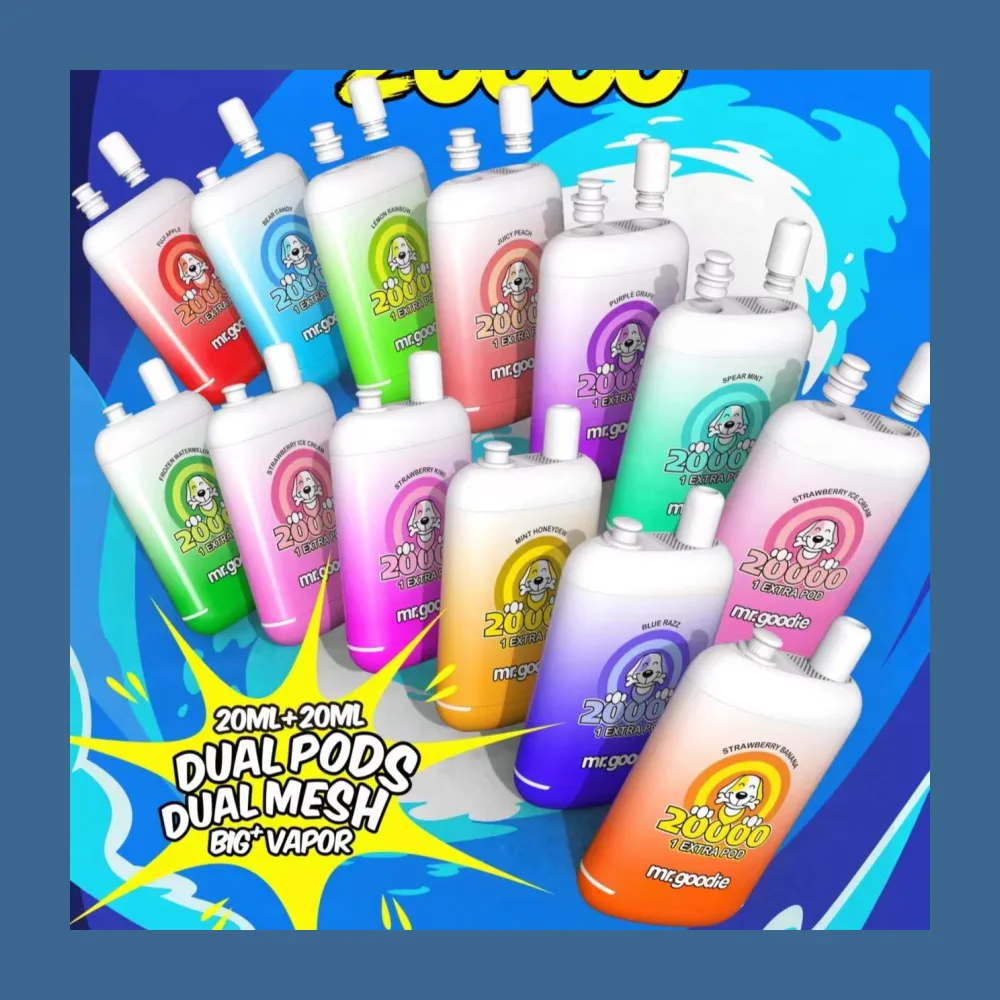 Mr Goodie 20000 Dual Tank wholesale – buy in bulk from Euro Vapes Germany
