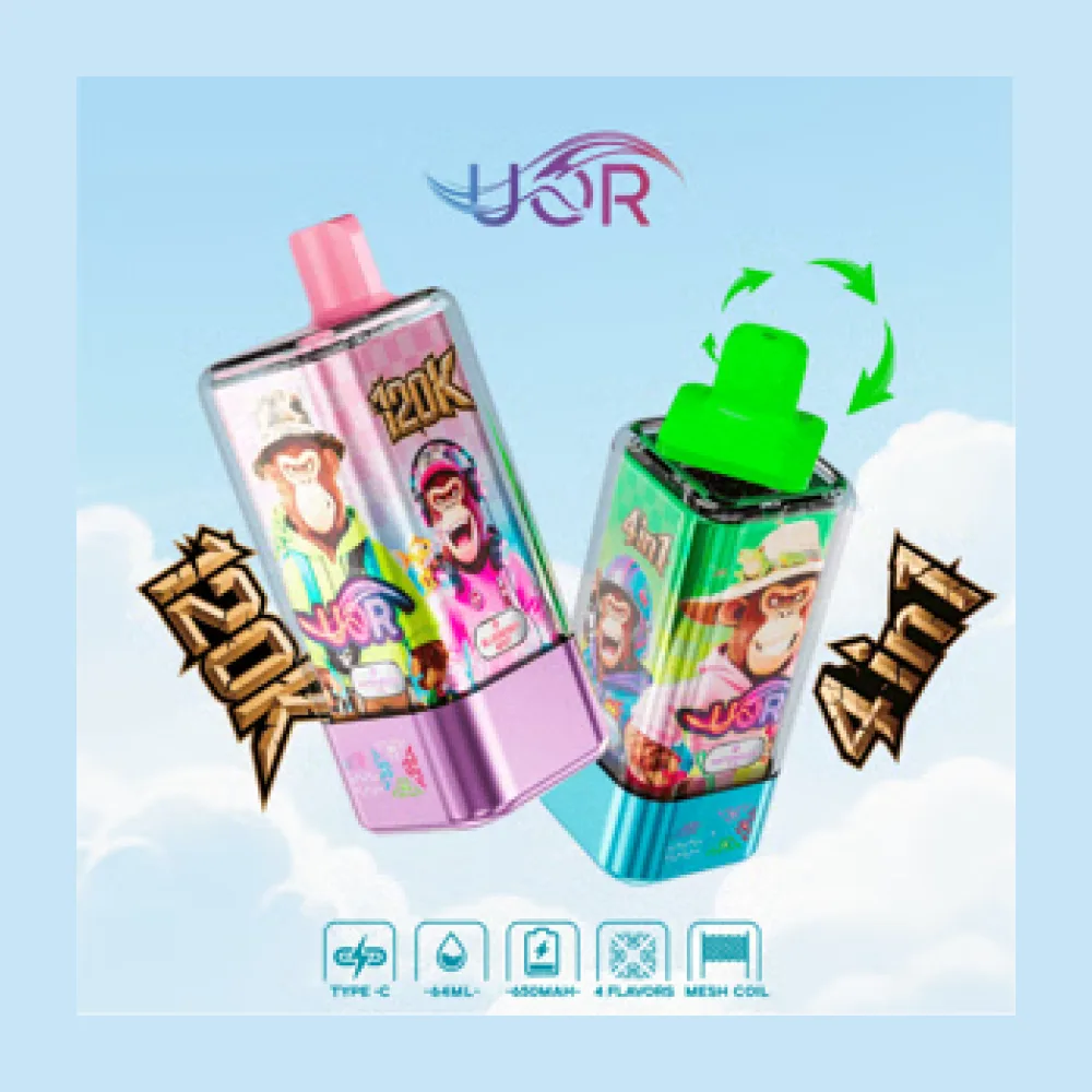 UOR Crystal 120K 4-in-1 10-Pack wholesale – buy in bulk from Euro Vapes Germany