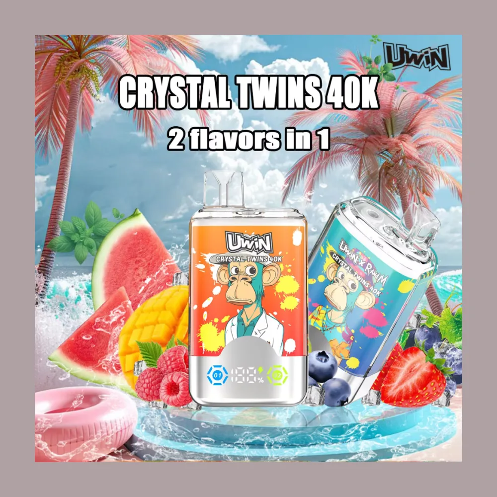 Uwin RandM Crystal Twins 40000 wholesale – buy in bulk from Euro Vapes Germany