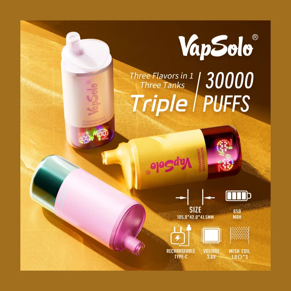 Vapsolo Triple 30000 wholesale – buy in bulk from Euro Vapes Germany