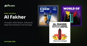 Al Fakher wholesale – buy Al Fakher vapes in bulk from Euro Vapes Germany