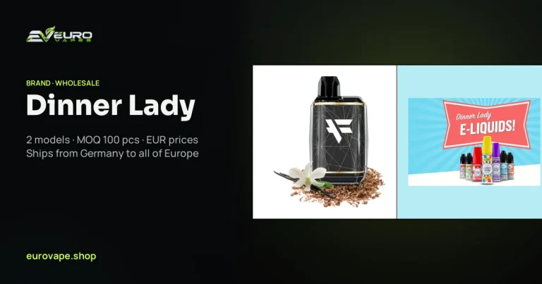 Dinner Lady wholesale – buy Dinner Lady vapes in bulk from Euro Vapes Germany