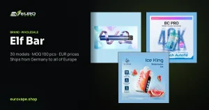 Elf Bar wholesale – buy Elf Bar vapes in bulk from Euro Vapes Germany