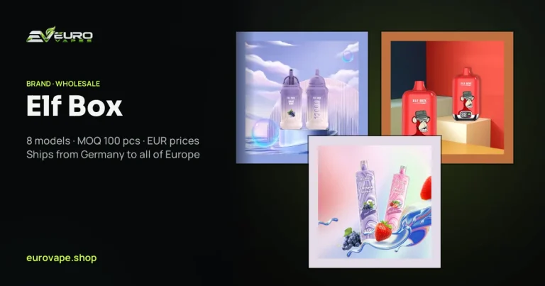 Elf Box wholesale – buy Elf Box vapes in bulk from Euro Vapes Germany