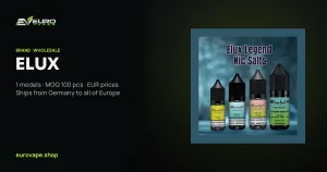 ELUX wholesale – buy ELUX vapes in bulk from Euro Vapes Germany