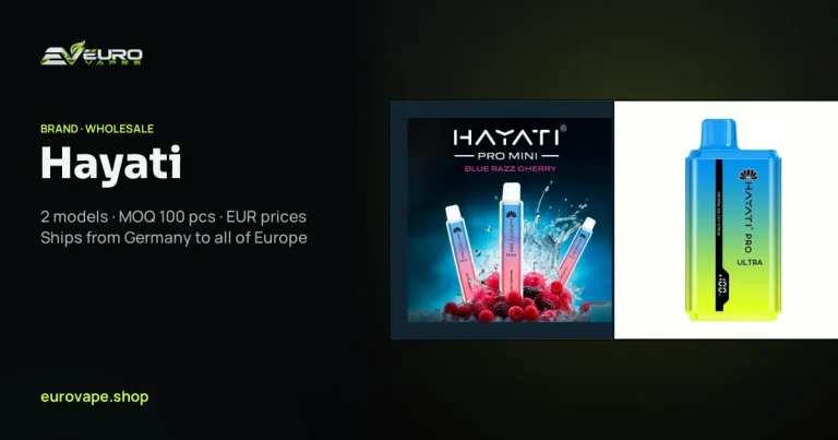 Hayati wholesale – buy Hayati vapes in bulk from Euro Vapes Germany