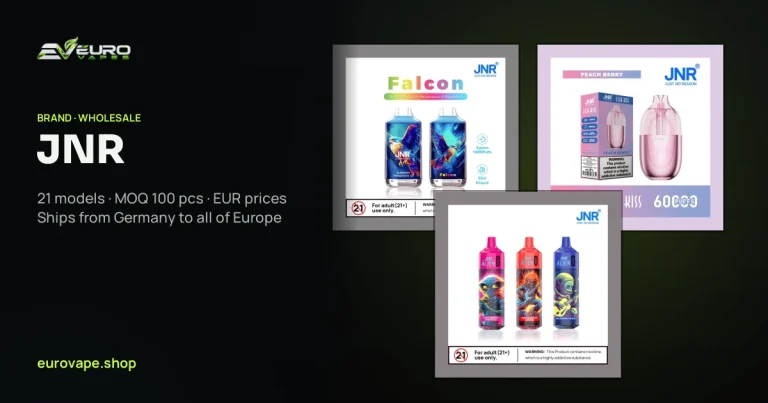 JNR wholesale – buy JNR vapes in bulk from Euro Vapes Germany