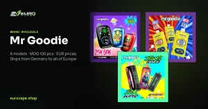 Mr Goodie wholesale – buy Mr Goodie vapes in bulk from Euro Vapes Germany