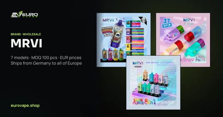 MRVI wholesale – buy MRVI vapes in bulk from Euro Vapes Germany