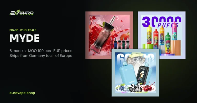 MYDE wholesale – buy MYDE vapes in bulk from Euro Vapes Germany
