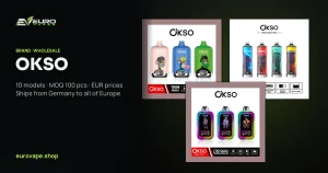 OKSO wholesale – buy OKSO vapes in bulk from Euro Vapes Germany