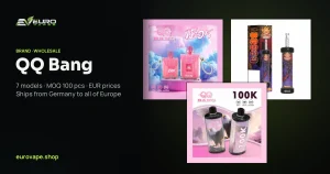 QQ Bang wholesale – buy QQ Bang vapes in bulk from Euro Vapes Germany