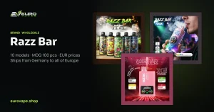 Razz Bar wholesale – buy Razz Bar vapes in bulk from Euro Vapes Germany