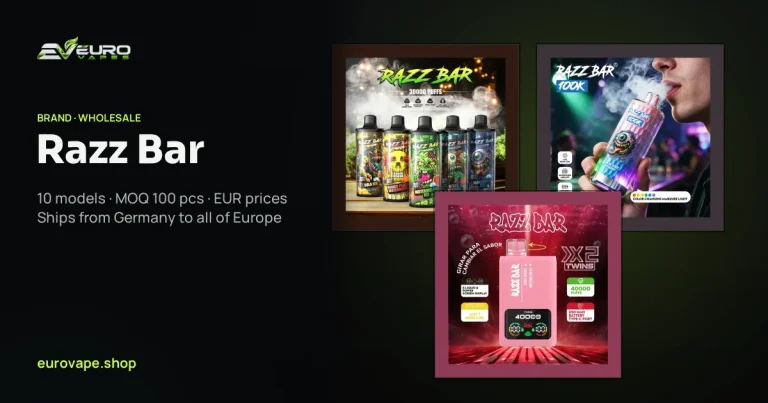 Razz Bar wholesale – buy Razz Bar vapes in bulk from Euro Vapes Germany