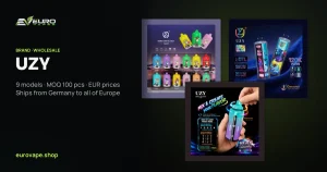 UZY wholesale – buy UZY vapes in bulk from Euro Vapes Germany