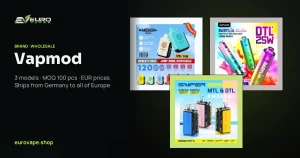 Vapmod wholesale – buy Vapmod vapes in bulk from Euro Vapes Germany