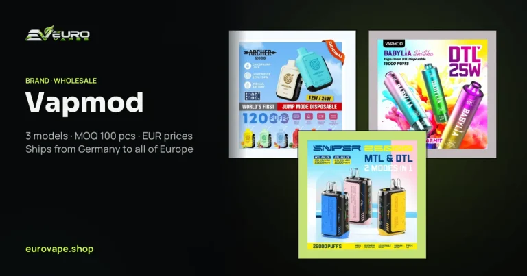 Vapmod wholesale – buy Vapmod vapes in bulk from Euro Vapes Germany