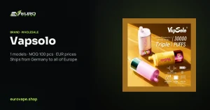 Vapsolo wholesale – buy Vapsolo vapes in bulk from Euro Vapes Germany