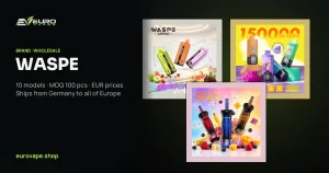 WASPE wholesale – buy WASPE vapes in bulk from Euro Vapes Germany
