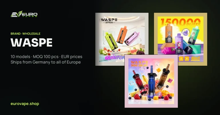 WASPE wholesale – buy WASPE vapes in bulk from Euro Vapes Germany