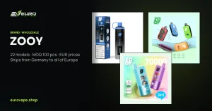 ZOOY wholesale – buy ZOOY vapes in bulk from Euro Vapes Germany